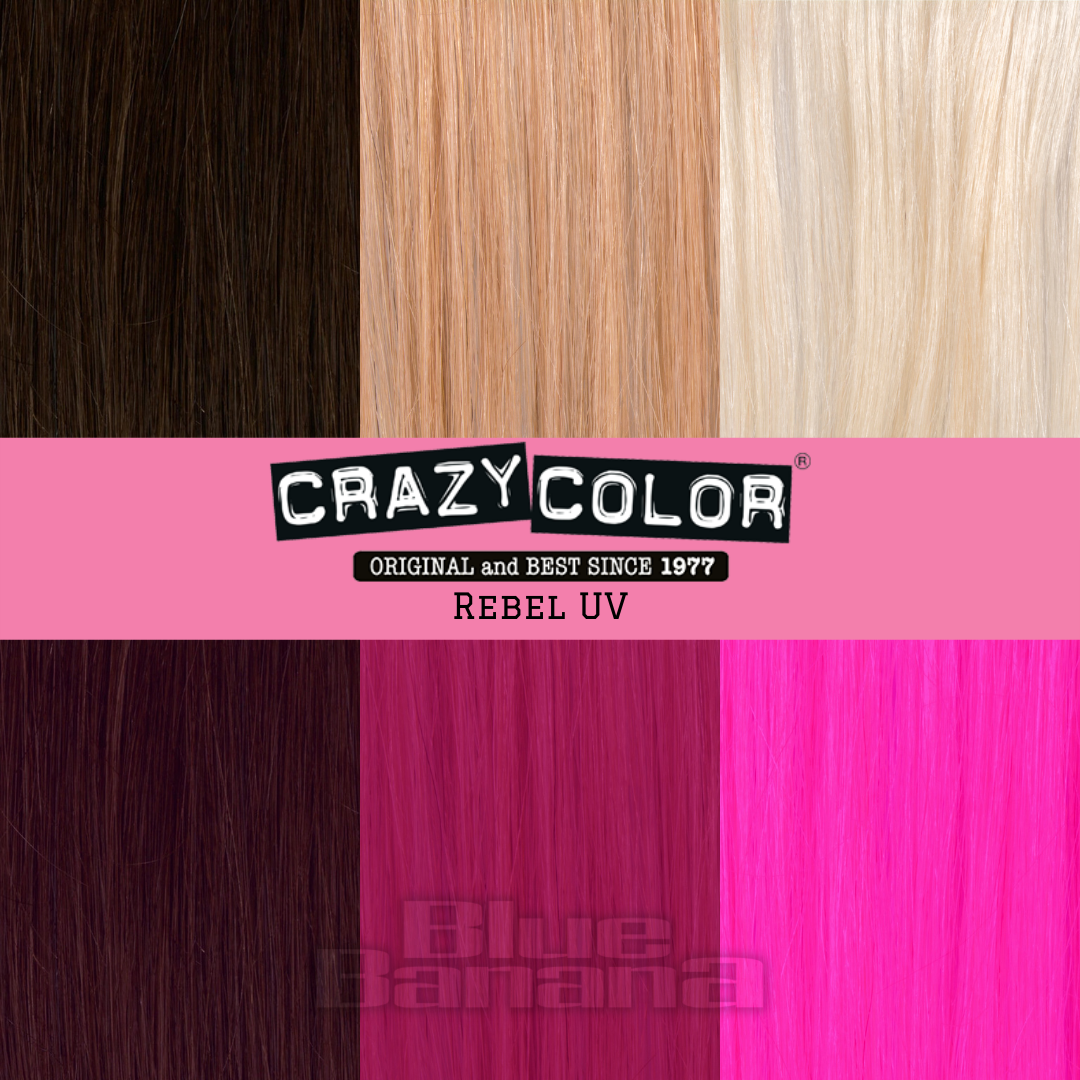 Crazy Color Rebel UV Hair Dye Semi Permanent Colour